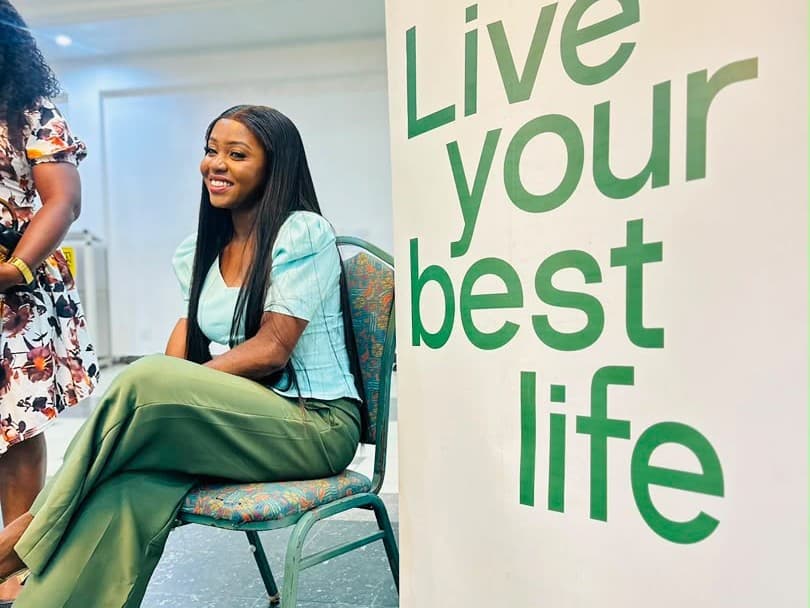 Small Madam at a Herbalife wellness event