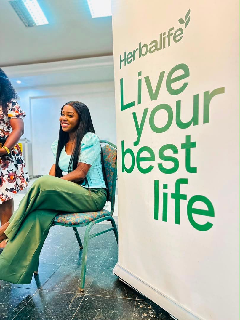 Small Madam, independent Herbalife distributor, at a Herbalife nutrition event
