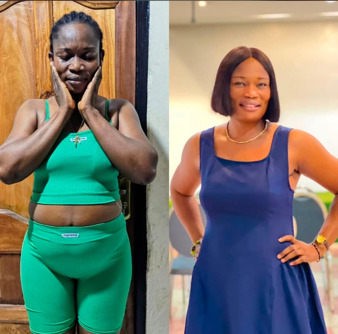Customer wellness transformation, before and after