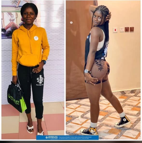 Customer wellness transformation, before and after